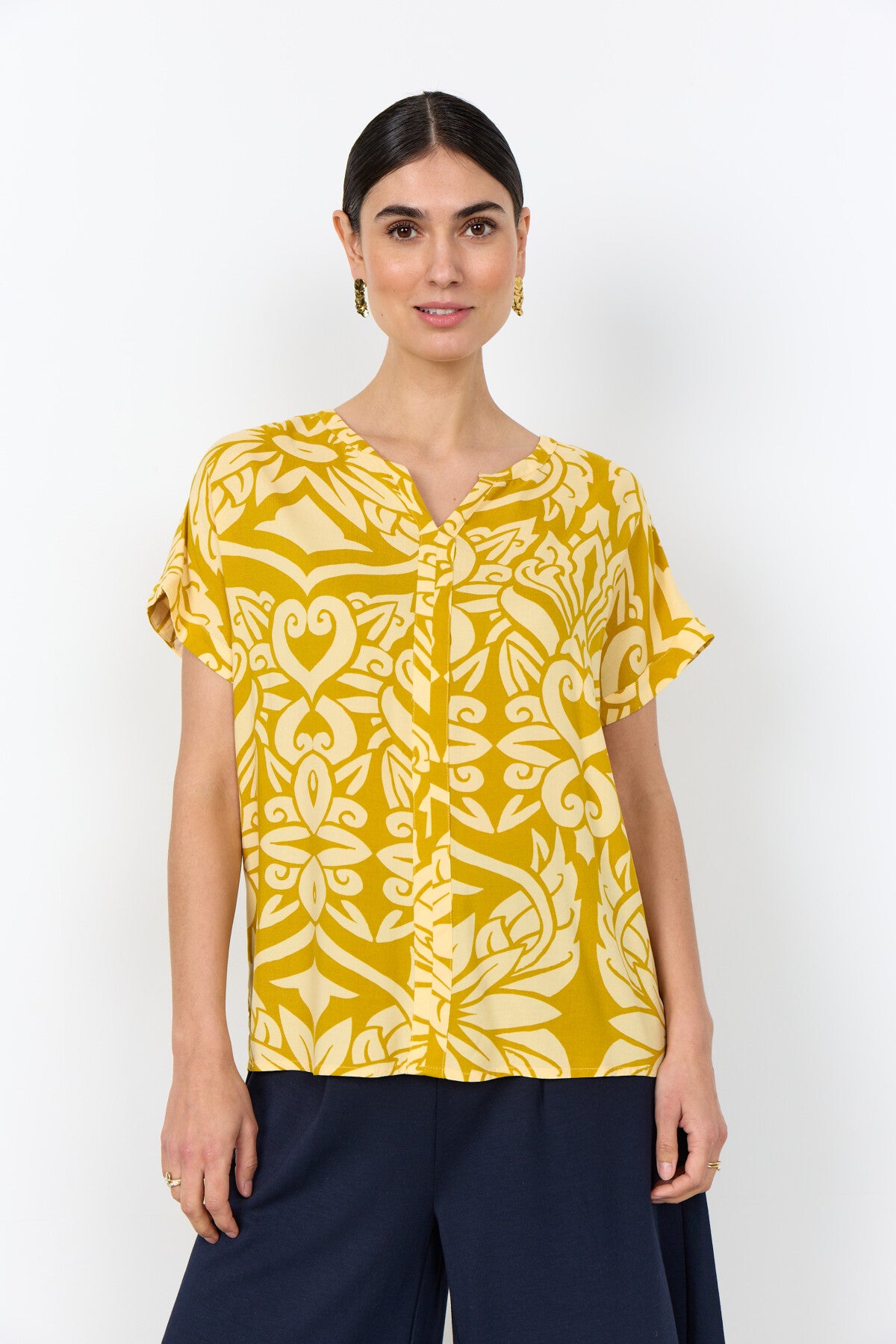 SC-FELONE 1 Blouse in Light yellow from soyaconcept | Soyaconcept