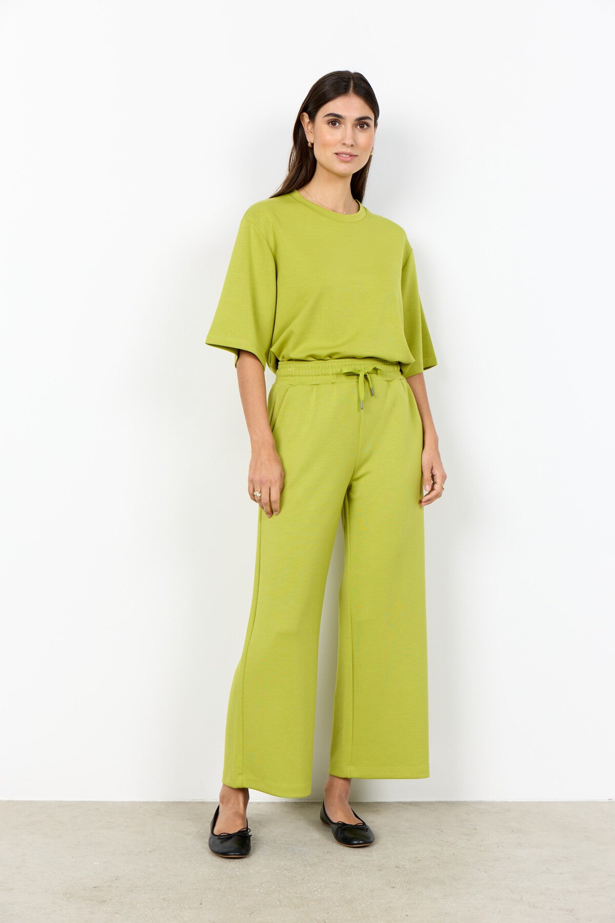 SC-BANU 33 Pants in Lime green from soyaconcept | Soyaconcept.com