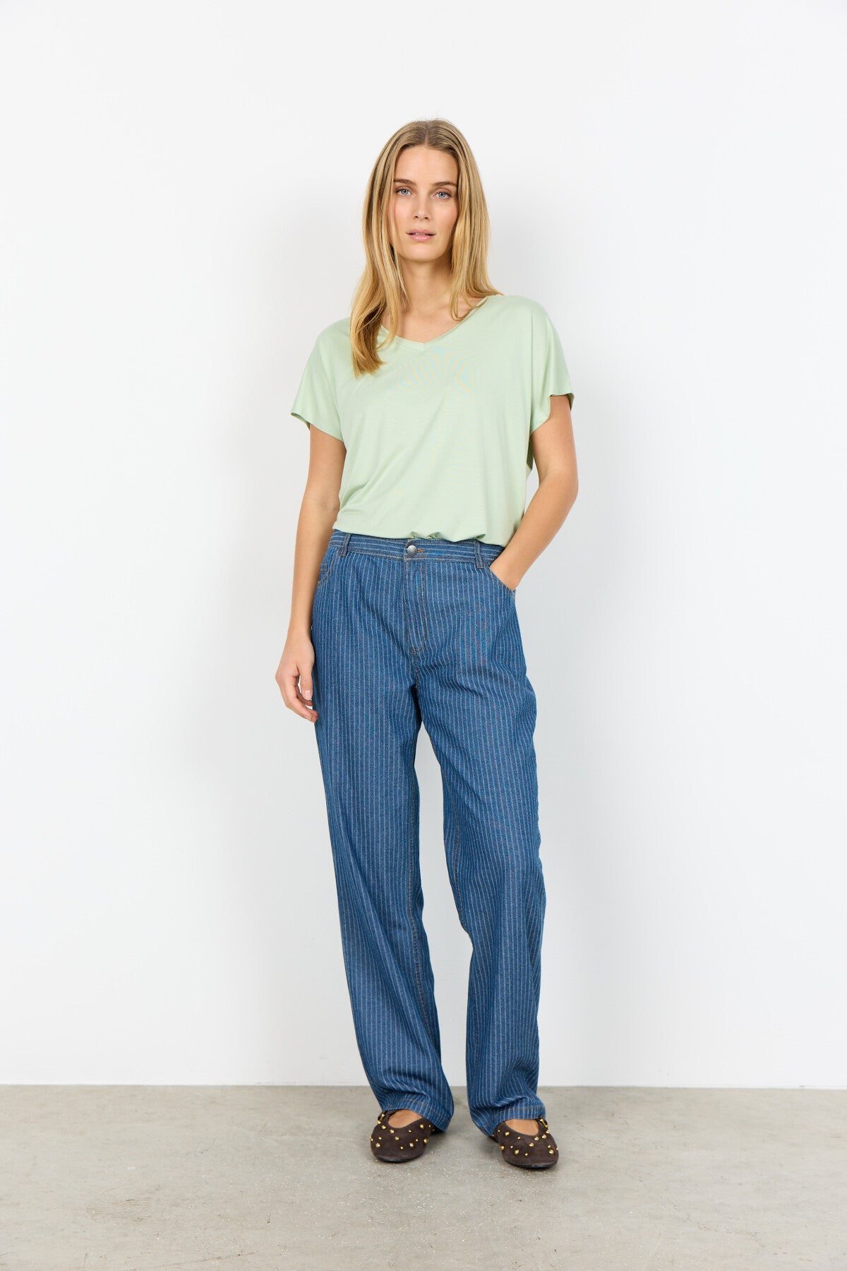 SC-CAISHO 2-B Pants in Blue from soyaconcept | Soyaconcept.com