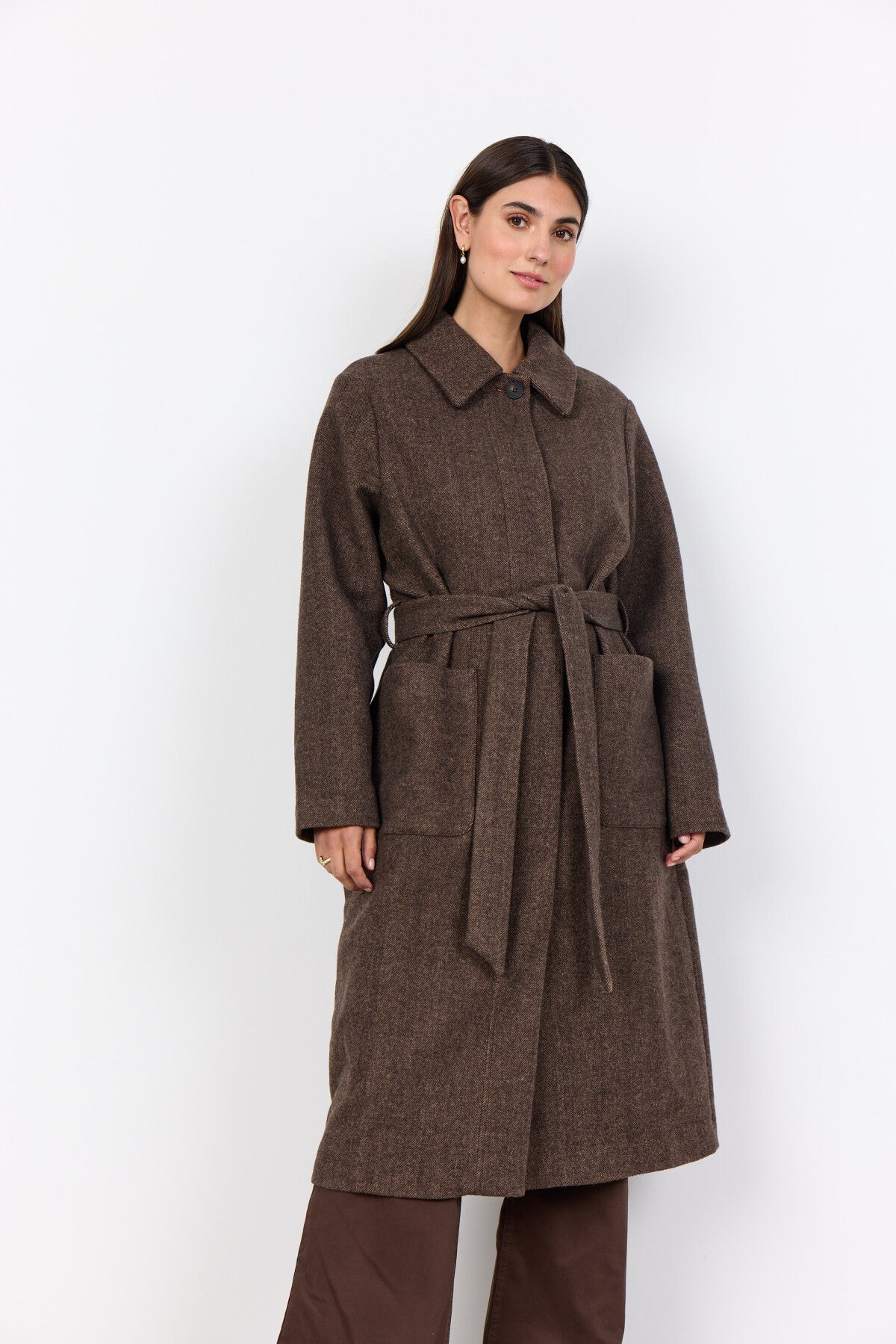 SC-SHAKIRA 2 Jacket in Dark brown from soyaconcept | Soyaconcept