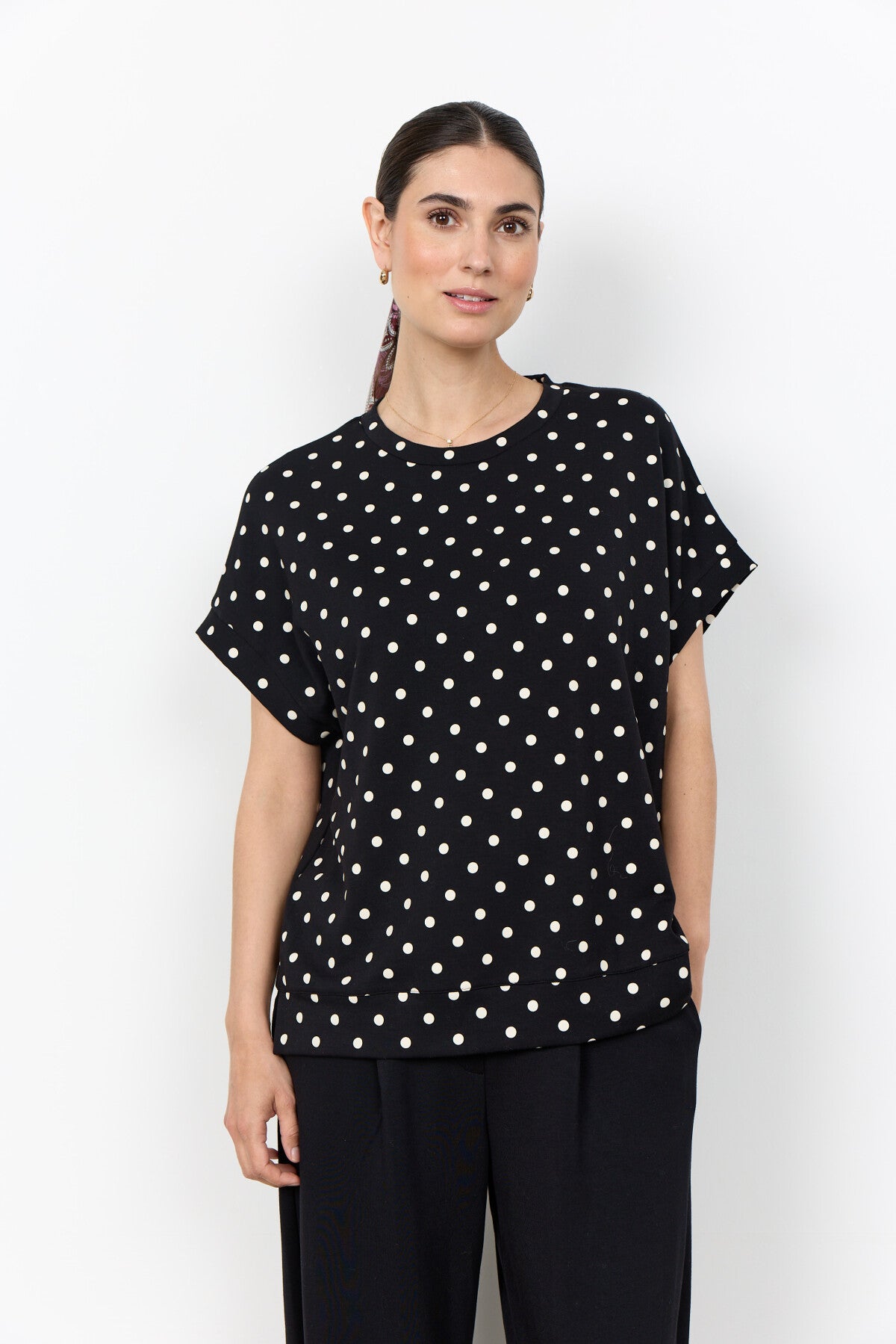 SC-GODIVA 2 T-shirt in Black from soyaconcept | Soyaconcept.com