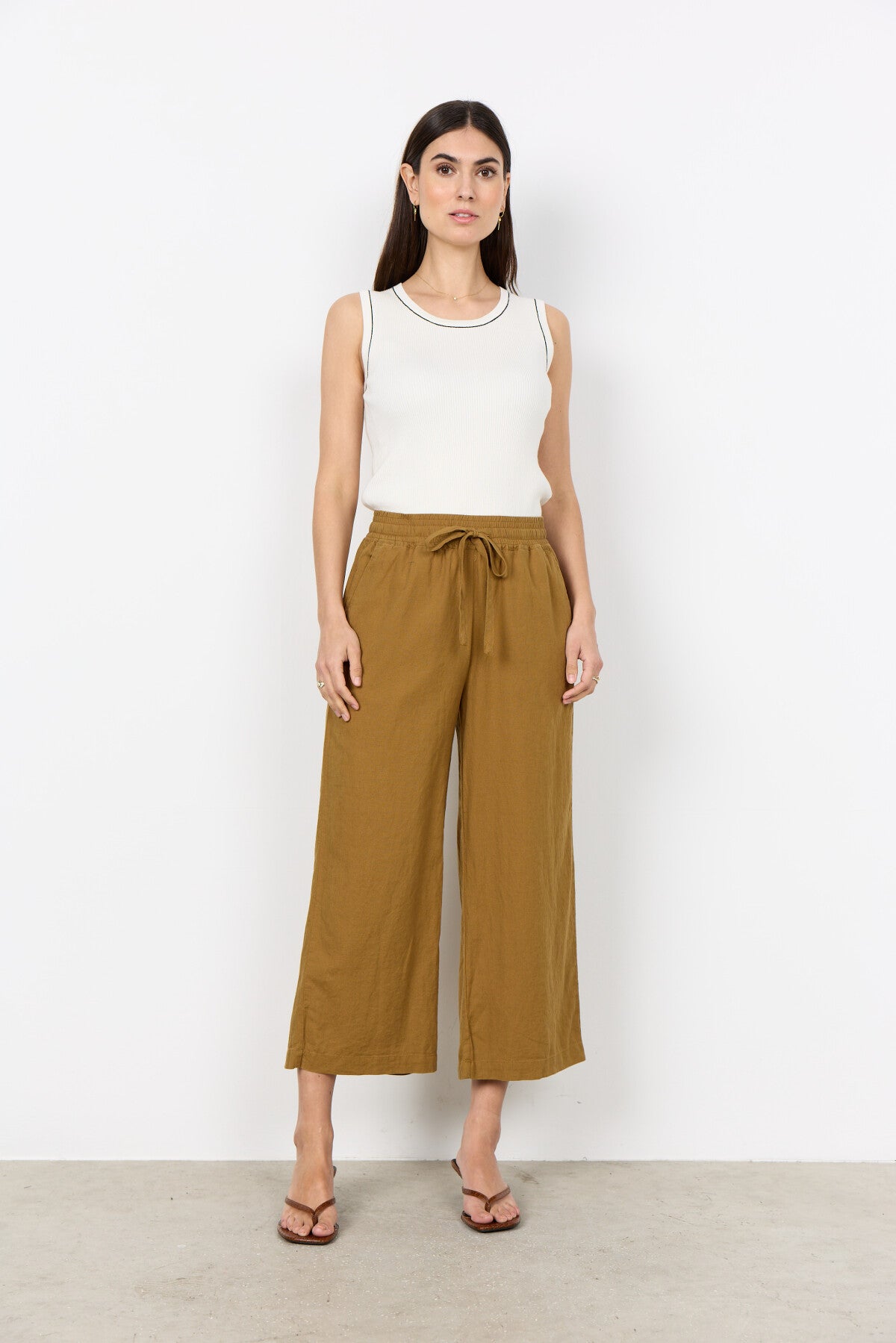 SC-INA 12-C Pants in Olive from soyaconcept | Soyaconcept.com