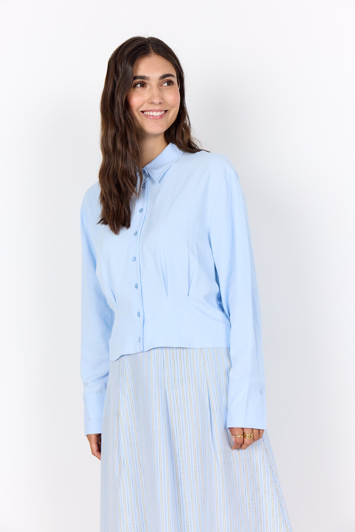SC-CALA 2 Shirt in Light blue from soyaconcept | Soyaconcept.com