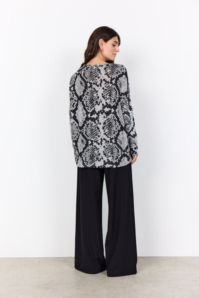 SC-BIARA AOP 145 Blouse Grey