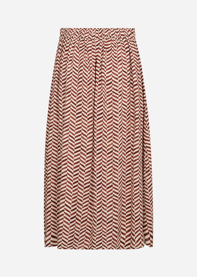 SC-SELIA 3 Skirt Rust red