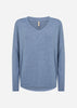 SC-BIARA 90 Blouse Dusty blue