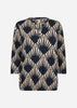 SC-FELICITY AOP 555 Blouse Navy