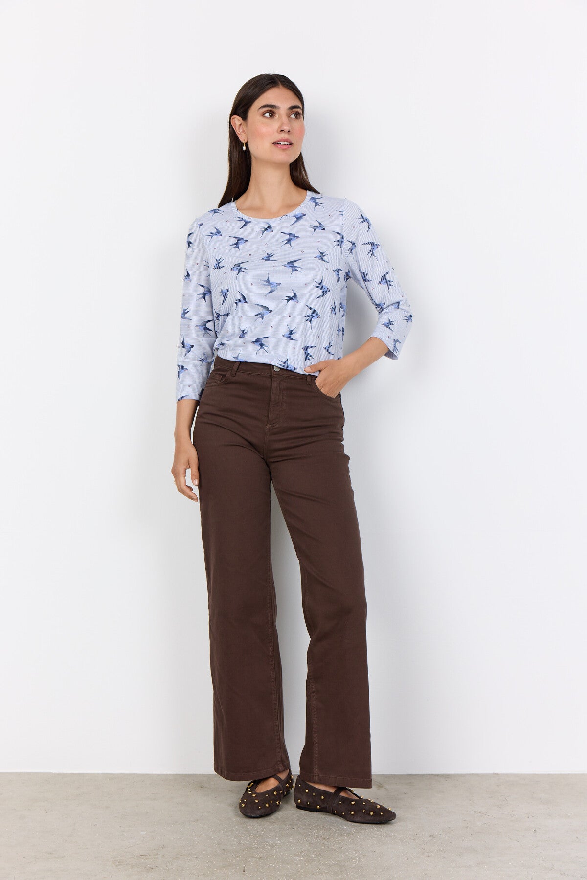 SC-GALINA 65 Blouse Light blue