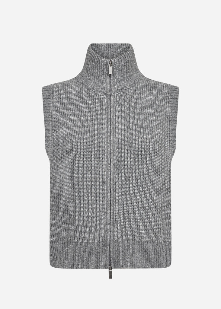 SC-GITH 1 Waistcoat in Grey from soyaconcept | Soyaconcept.com