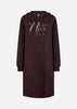 SC-BANU 330 Dress Dark plum