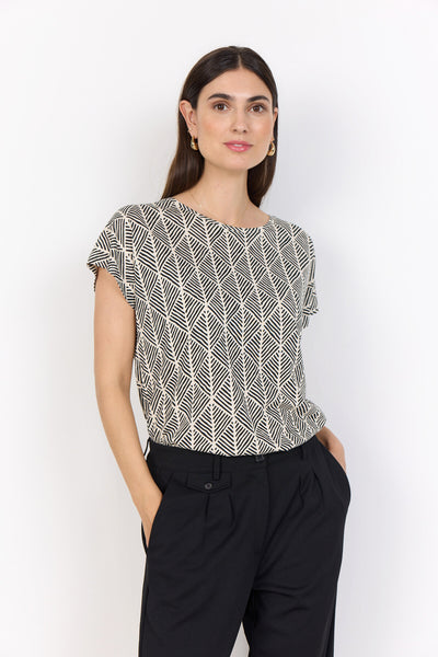 SC-FELICITY AOP 513 T-shirt Black