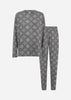 SC-BIARA AOP SET 150 Pyjamas Grey