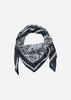 SC-HILJA AOP 1 Scarf Navy
