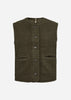 SC-SHAIMA 10 Waistcoat Dark green