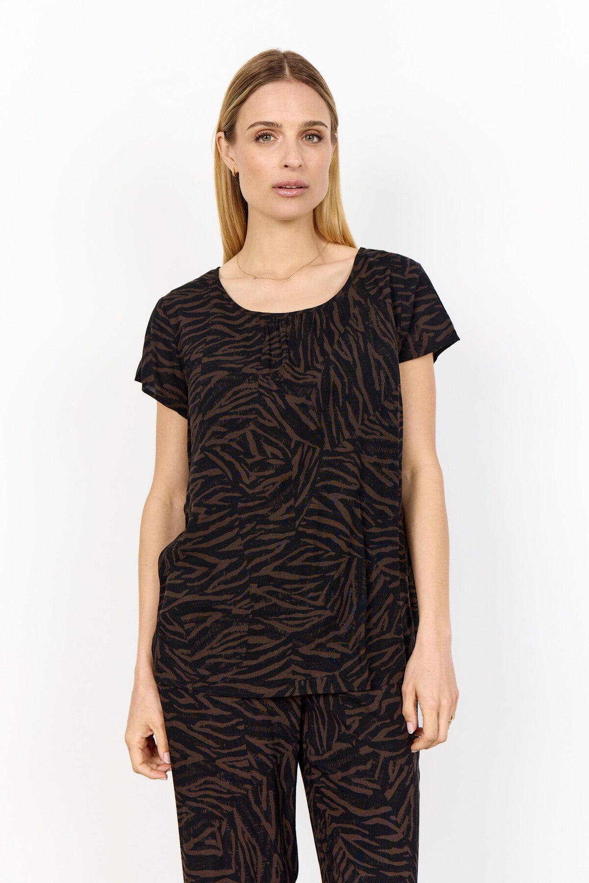 SC-SADE 1 Blouse Dark brown