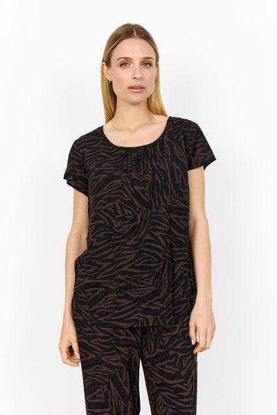 SC-SADE 1 Blouse Dark brown