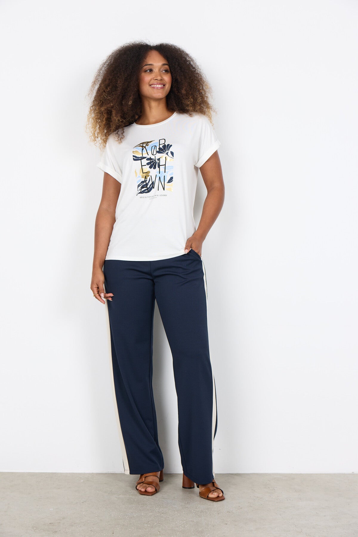 SC-MARICA FP 348 T-shirt Light blue