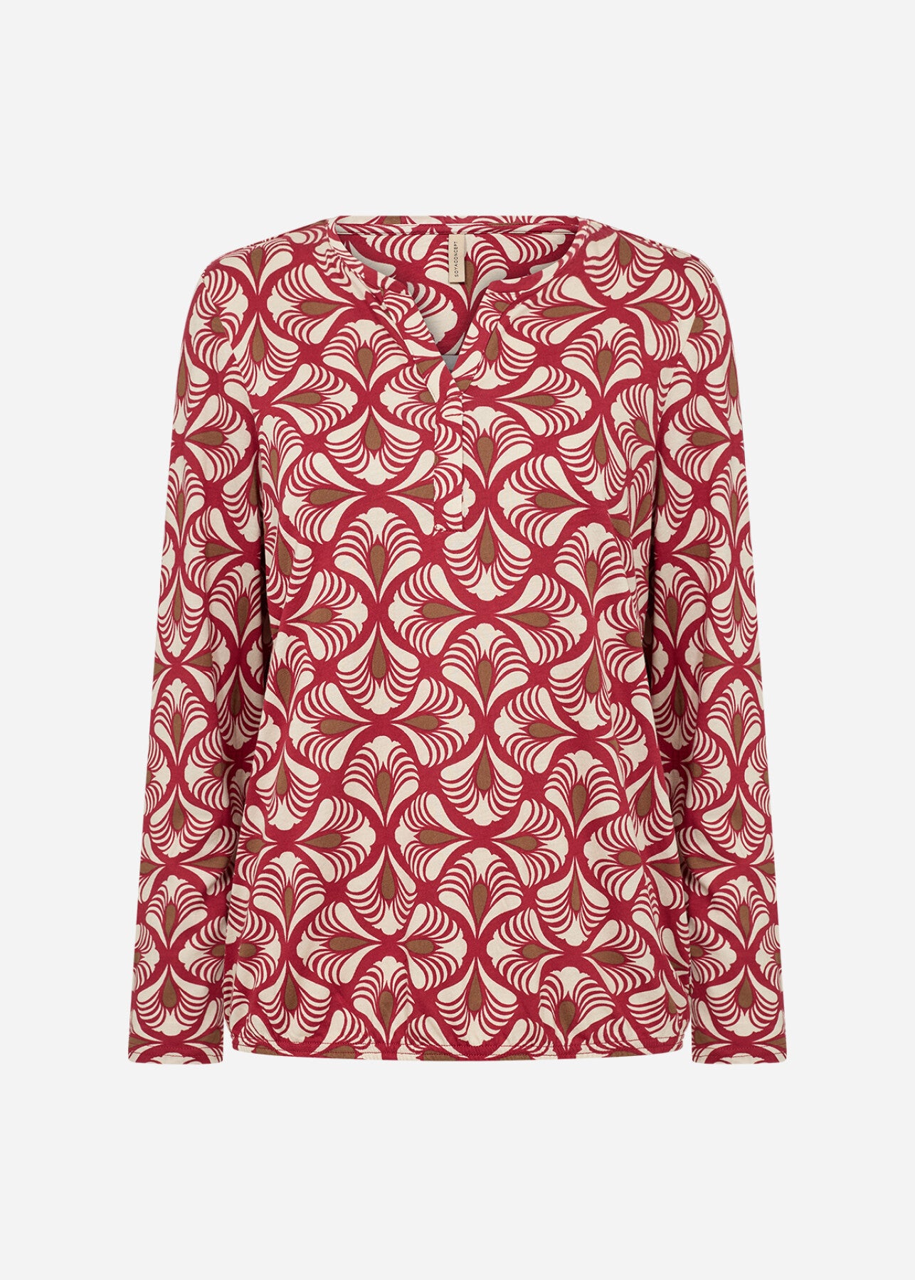 SC-FELICITY AOP 526 Blouse Red
