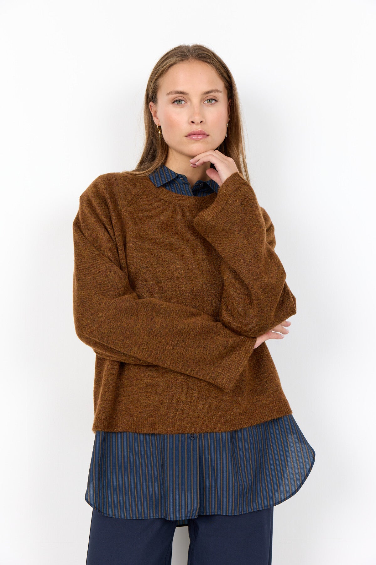 SC-ORLEAN 4 Pullover Brown