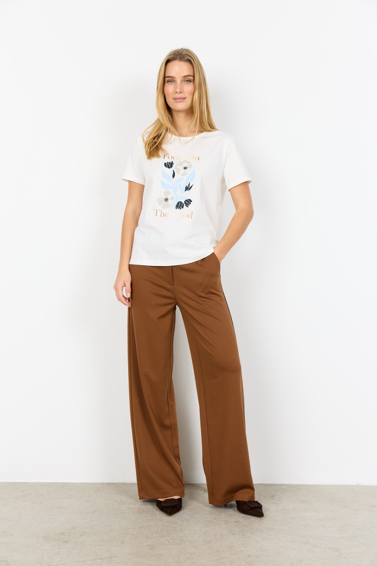 SC-RINA FP 14 T-shirt Light blue