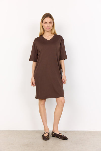 SC-FELUCCA 7 Dress Dark brown