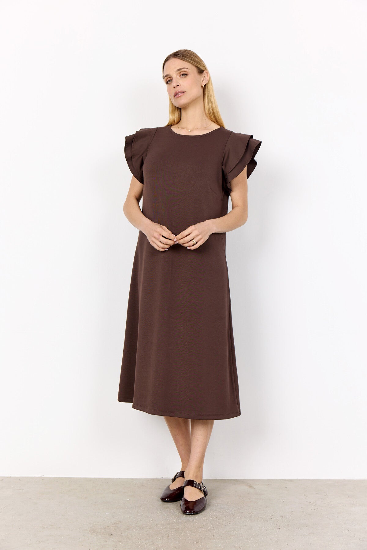 SC-BANU 251 Dress Dark brown
