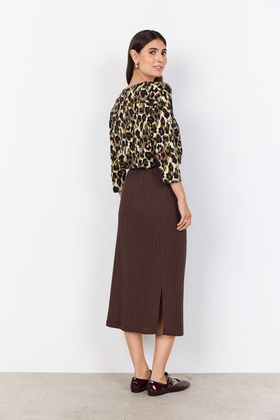 SC-FELICITY AOP 516 Blouse Olive