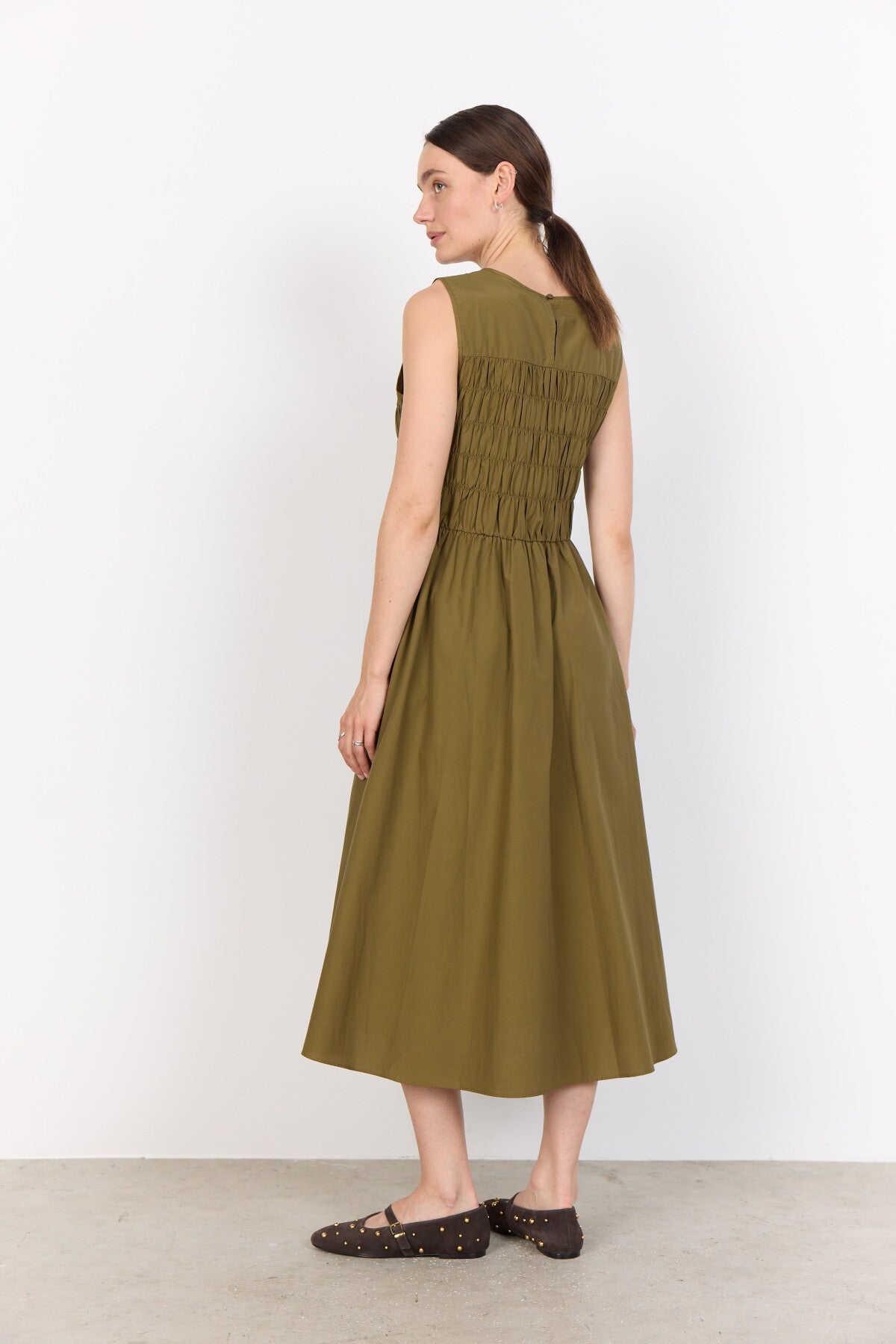 SC-NETTI 107 Dress Olive