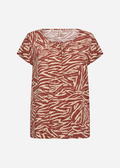 SC-SADE 1 Blouse Rust red