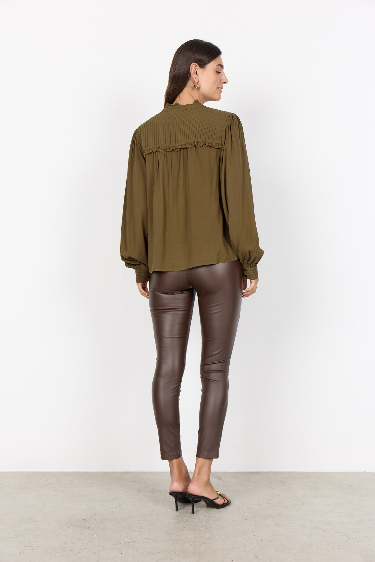 SC-RADIA 222 Blouse Dark green