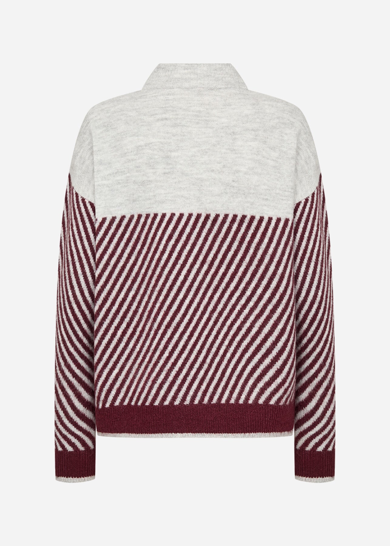 SC-NESSIE STRIPE 71 Pullover Bordeaux