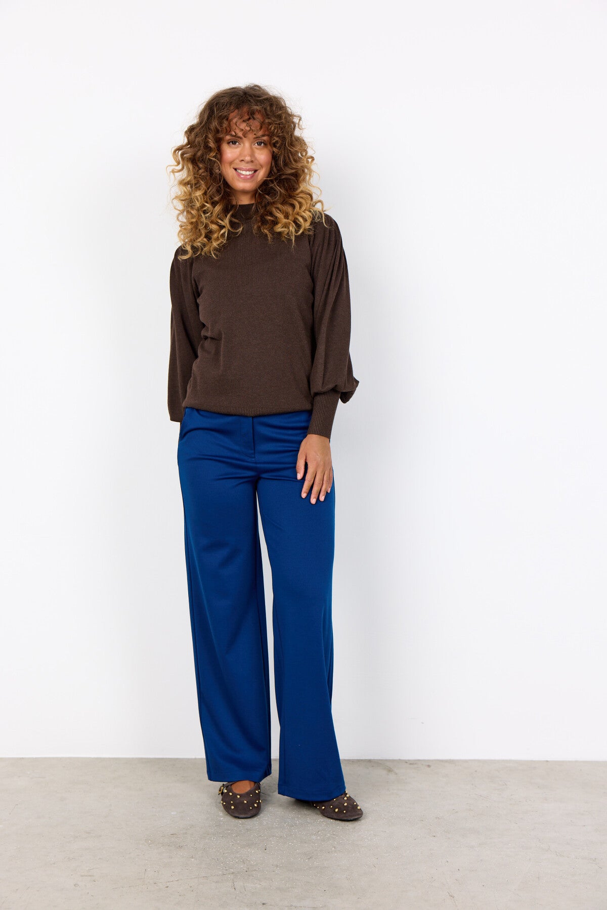 SC-DOLLIE 666 Pullover Dark brown