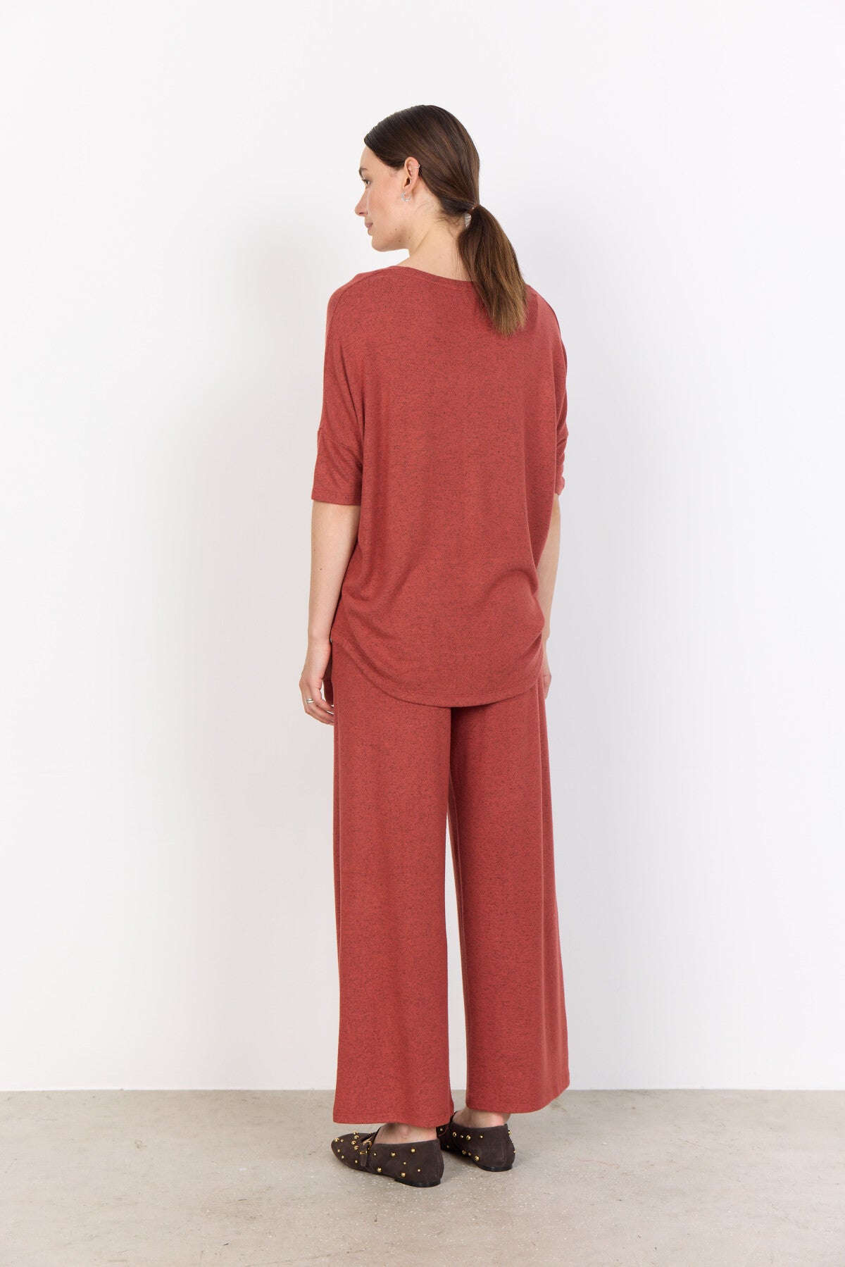 SC-BIARA 96 Blouse Rust red