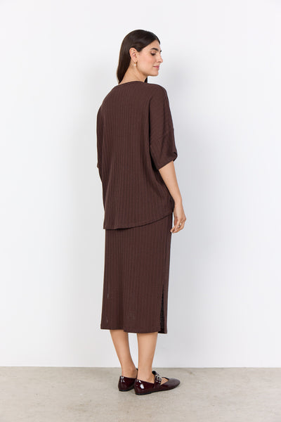 SC-SHONAS 2 Blouse Dark brown