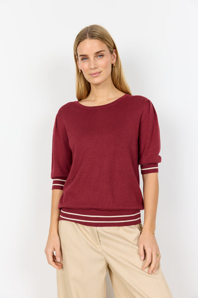 SC-DOLLIE 809 Pullover Ruby red