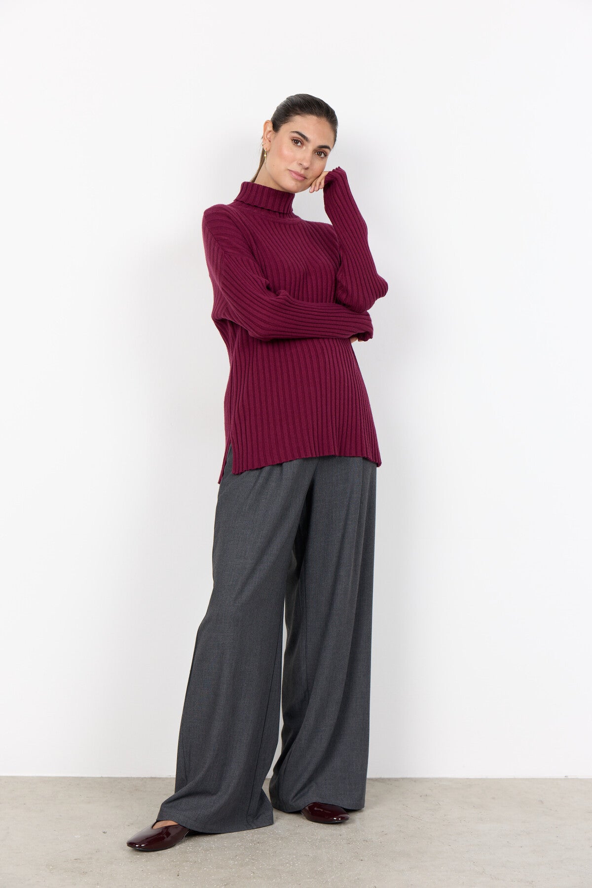 SC-KANITA 22 Pullover Bordeaux