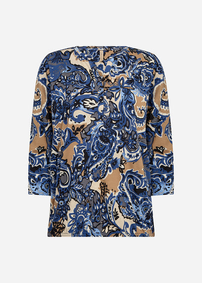 SC-FELICITY AOP 517 Blouse Dark blue