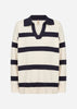 SC-KANITA STRIPE 32 Pullover Cream
