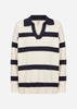 SC-KANITA STRIPE 32 Pullover Cream
