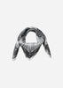 SC-HAGAR AOP 1 Scarf Black