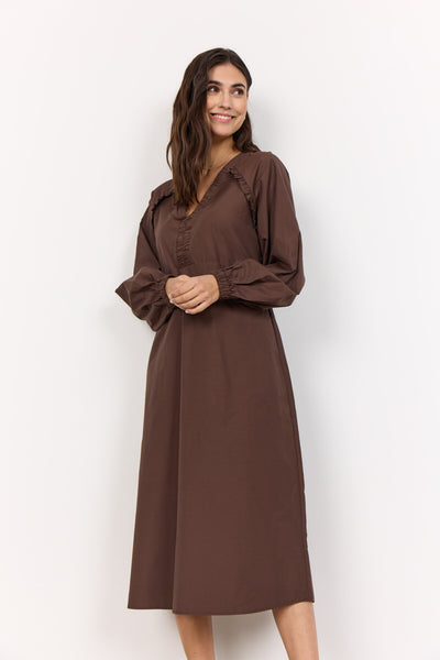 SC-NETTI 111 Dress Dark brown