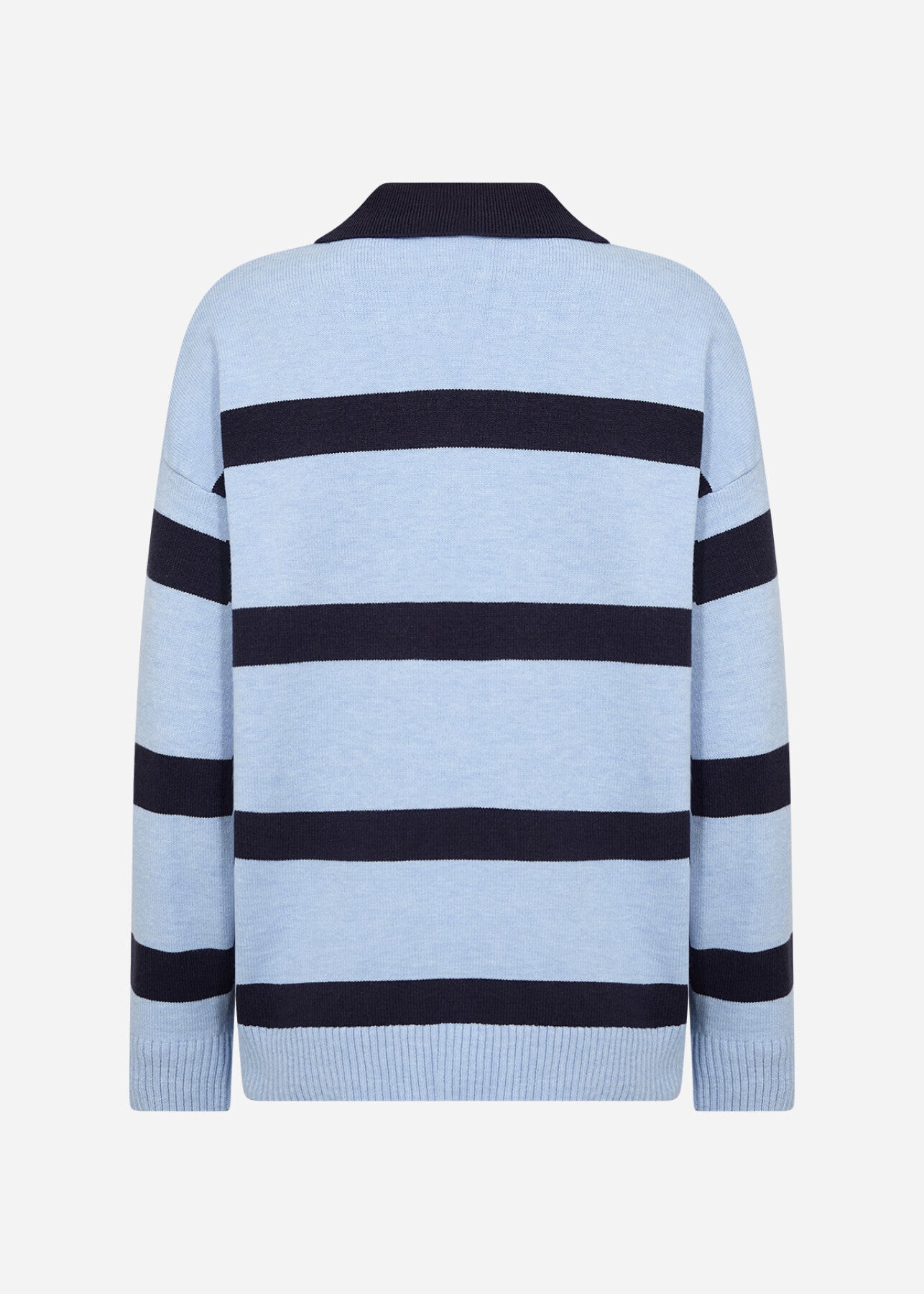 SC-KANITA STRIPE 32 Pullover Light blue