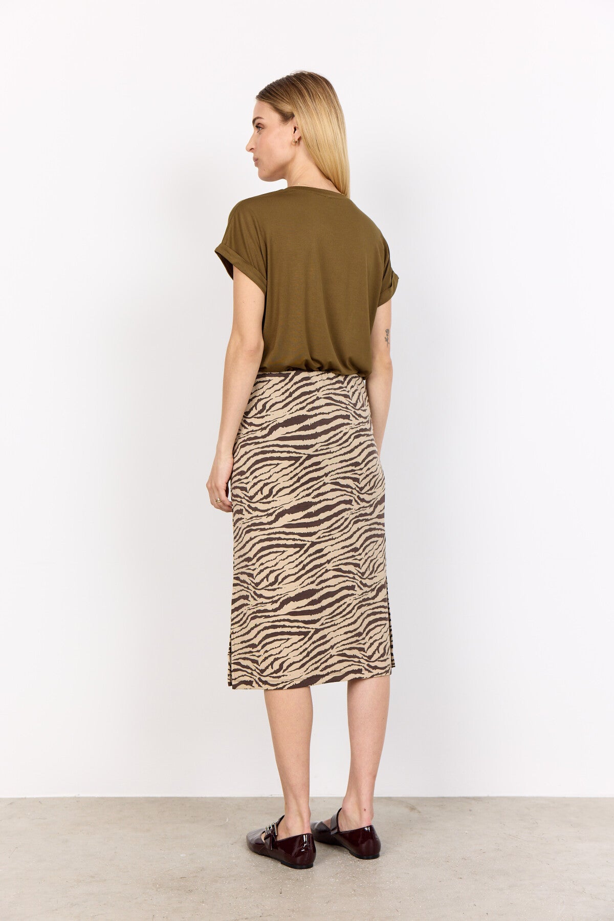 SC-SALOME 3 Skirt Dark brown