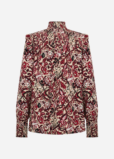 SC-VAVA 2 Blouse Dark red