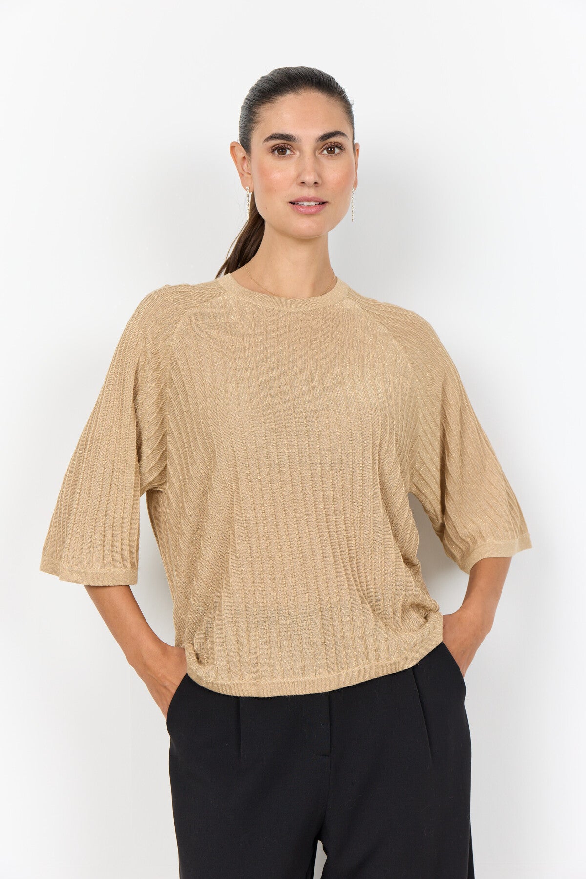 SC-VIOLETTA 4 Blouse Sand