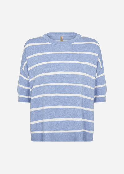 SC-DOLLIE STRIPE 794 Pullover Light blue