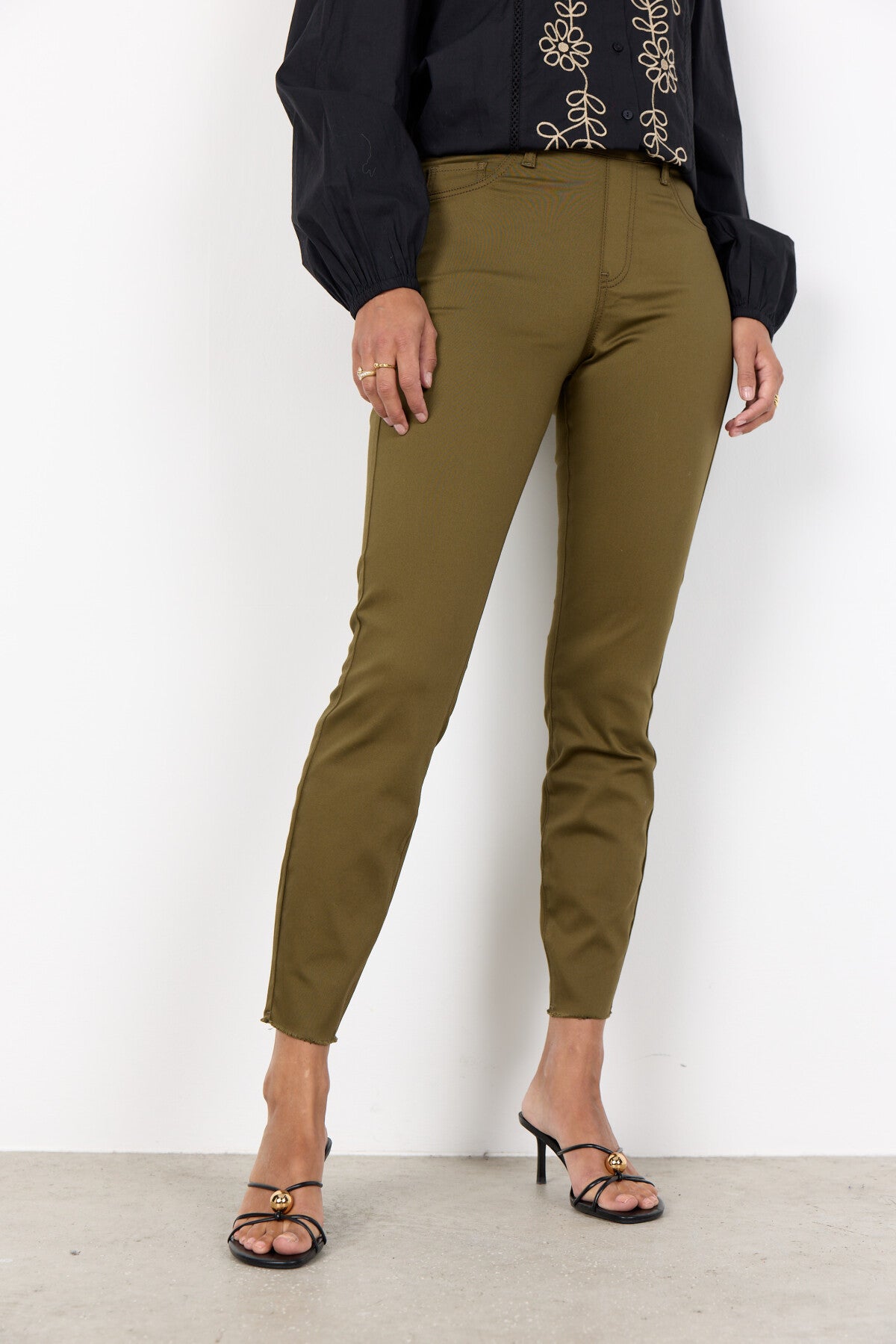 SC-NADIRA 1-B Jeans Dark green