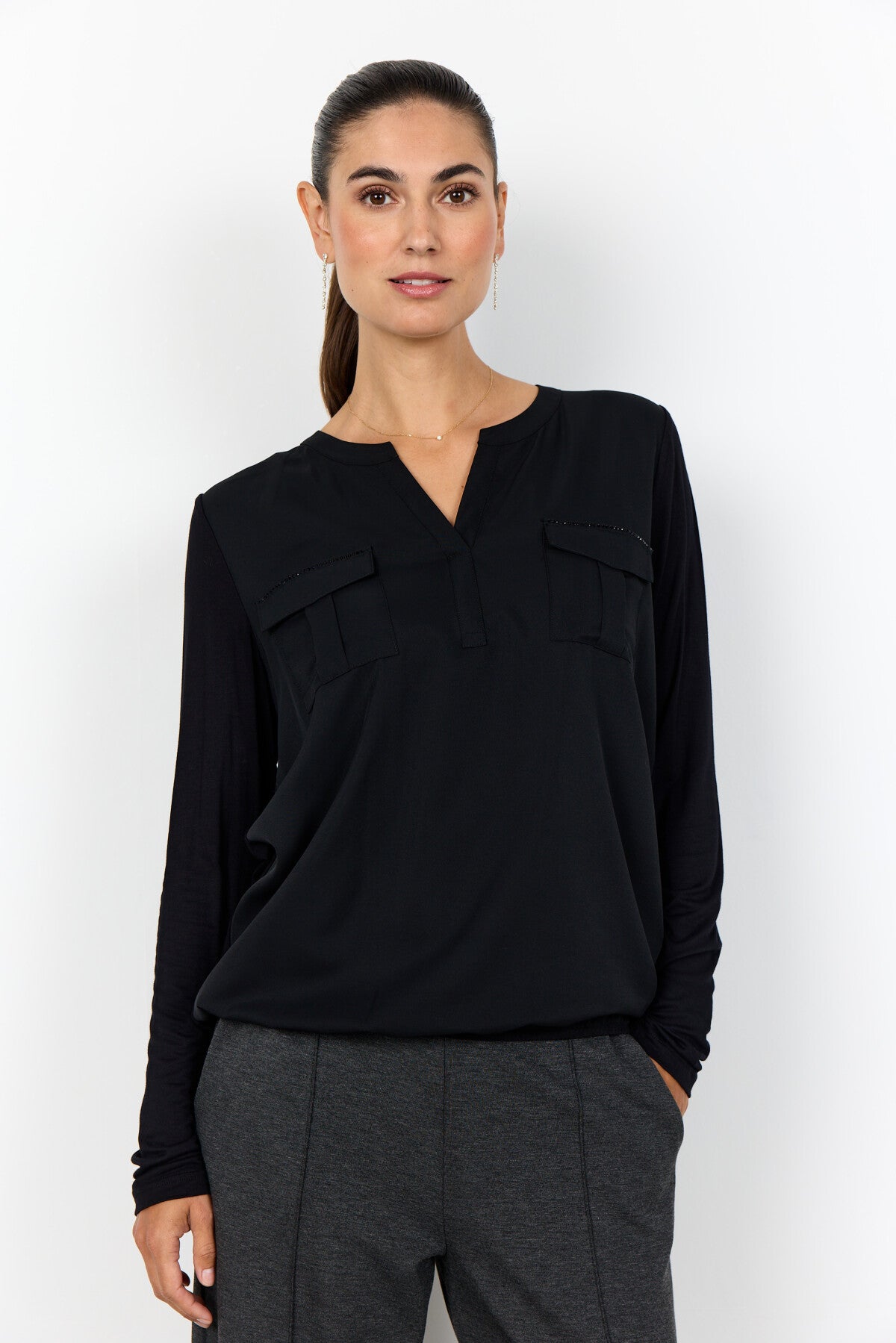 SC-HERMINE 1 Blouse Black