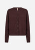 SC-HANNELE 2 Cardigan Dark plum