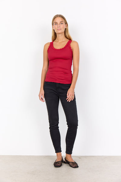 SC-SARONA 1 Top Dark red